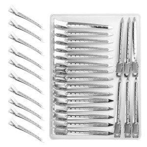 30 Pack Metal Duckbill Hair Clips for Styling