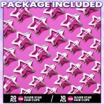 YGDZ 20-Piece Star & Silver Hair Clip Set
