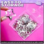 YGDZ 20-Piece Star & Silver Hair Clip Set