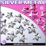 YGDZ 20-Piece Star & Silver Hair Clip Set