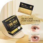 24K Gold Under Eye Patches - 30 Pairs