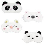 Cute Plush Blindfolds for Kids - 4 Pack