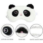 Cute Plush Blindfolds for Kids - 4 Pack