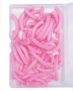 80 Pcs Eyelash Curler Pads with Storage Box