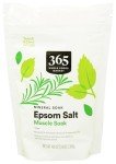 Epsom Salt Muscle Soak with Charcoal, 48 Oz