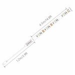 WENICE LED Light Strip 14.8ft for TV 32-65inch, USB LED Light with APP and Remote