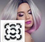 Fluffy 3D Mink False Eyelashes - 5 Pairs
