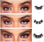 Fluffy 3D Mink False Eyelashes - 5 Pairs