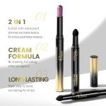 ZUK 2-in-1 Creamy Eyeshadow Stick - Matte & Shimmer