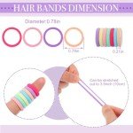 150 Soft Seamless Hair Bands for Girls