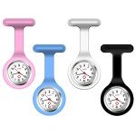 Nurse Clip-On Watch: 4 Pack for Women