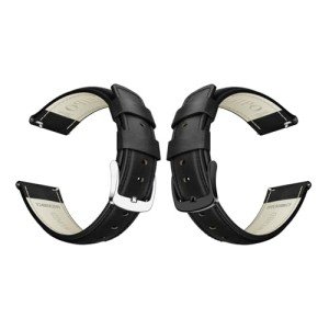 Quick Release Leather Watch Band - 20mm
