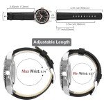 Quick Release Leather Watch Band - 20mm