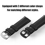 Quick Release Leather Watch Band - 20mm