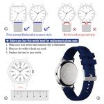 Silicone Quick Release Watch Band - Dark Blue