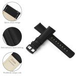 Quick Release Leather Watch Band - 20mm