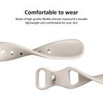 Slim Silicone Apple Watch Band - Starlight Style