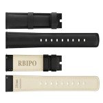Quick Release Leather Watch Band - 20mm