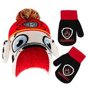 Paw Patrol Toddler Beanie Hat and Mittens Set
