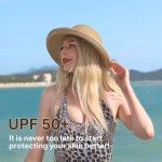 Women's Roll-Up Wide Brim Beach Hat