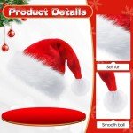 Kids' Velvet Santa Hat for Christmas Parties