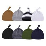 8 Pack Baby Beanie Hats for Newborns