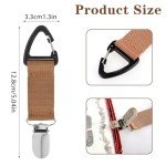 Mabor 4-Pack Travel Hat Clips for Easy Carry