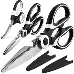 3-Pack Heavy Duty Kitchen Scissors Set