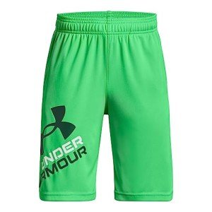 Under Armour Boys Prototype Shorts, Green, X-Large
