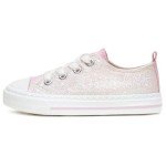 Toddler Girls Sparkle Sneakers - Lightweight & Non-Slip
