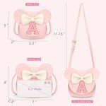 Pink Mini Mouse Bow Purse for Toddler Girls