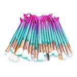 Adorable 20PCS Princess Makeup Brush Set for Girls