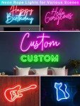 Ledagic 10ft Rgb Led Neon Rope Lights with Remote App Control, IP65 Waterproof Neon Strip Lights for Outdoor, DIY Design Flexible Led Rope Lights for Bedroom Music Sync, Gaming Accessories, Room Decor