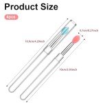 Silicone Lip Brush Set - 4 Reusable Applicators