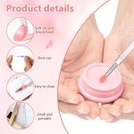 Silicone Lip Brush Set - 4 Reusable Applicators