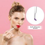 Silicone Lip Brush Set - 4 Reusable Applicators