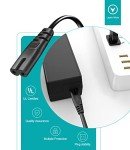 TV Power Cord AC Cable for Samsung 24" 32" 40" 43" 48" 49" 50" 55" 60" 65" 75" 80" 85" Inch LCD HD Smart 4K Curved TV UN55RU8000FXZA UN65RU7100FXZA UN43NU6900FXZA, 2 Prong Replacement Cable 6 Feet