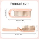 Portable Mini Hair Brush Set - 2 Pack