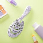 Ninabella Organic Detangling Hair Brush - Grey