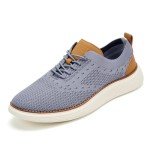 Men's Grey Dress Sneakers – Lightweight & Breathable