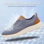 Men's Grey Dress Sneakers – Lightweight & Breathable