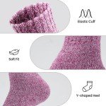 Cozy 5-Pack Women's Wool Socks for Winter