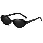 Trendy 90s Retro Oval Sunglasses for Everyone