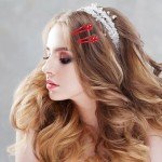 Strawberry Hair Clips Set - 4 Cute Barrettes