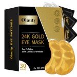 24K Gold Under Eye Patches - 30 Pairs