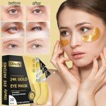 24K Gold Under Eye Patches - 30 Pairs