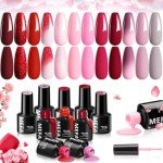 12-Color Gel Nail Polish Set for DIY Manicure