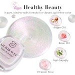 Vegan Glitter Pearl White Nail Polish Under $10