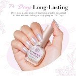 Vegan Glitter Pearl White Nail Polish Under $10