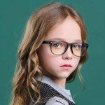 Kids Black Nerd Glasses for Ages 4-12
